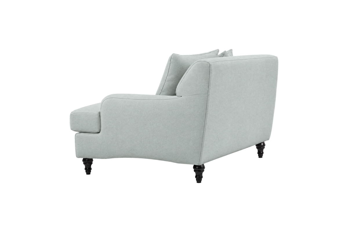 Senia Cuddle Chair in Fresco Meteor
