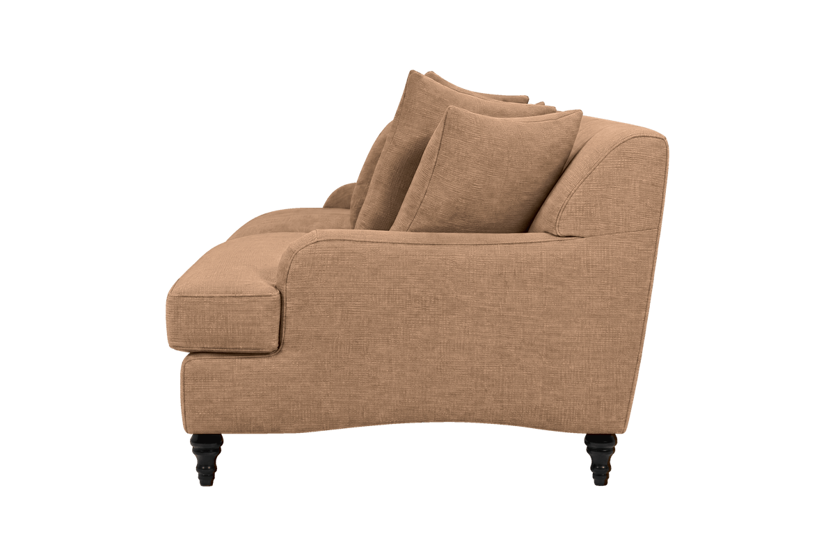 Senia Large Sofa in Roni Biscotti