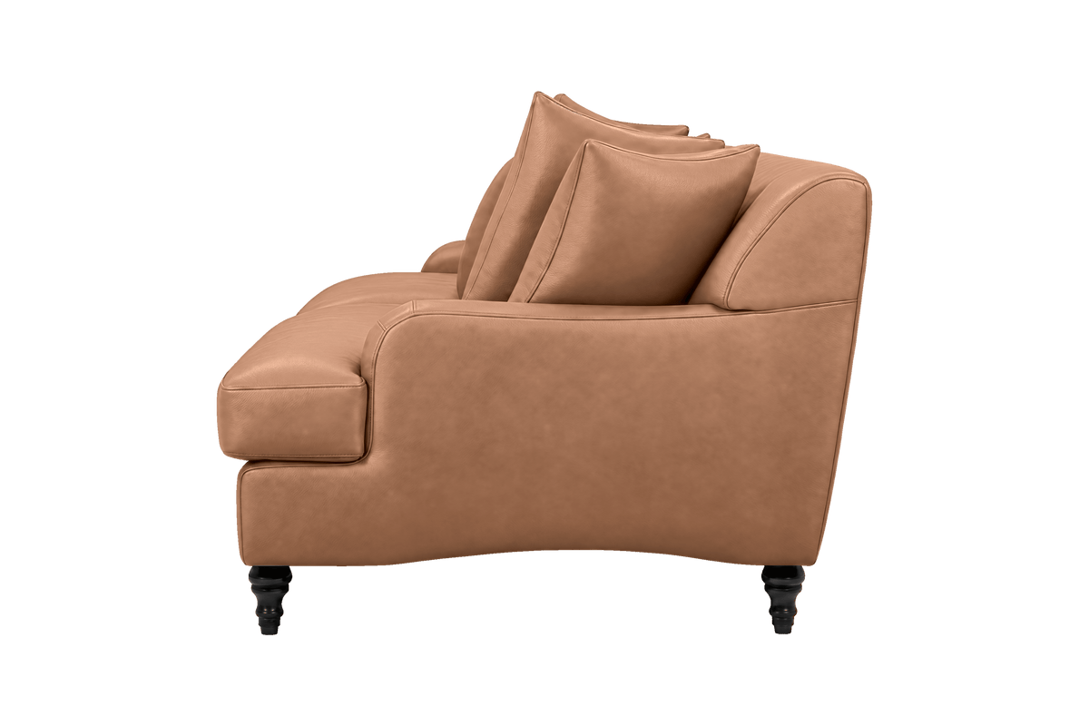 Senia Large Sofa in Momo Camel