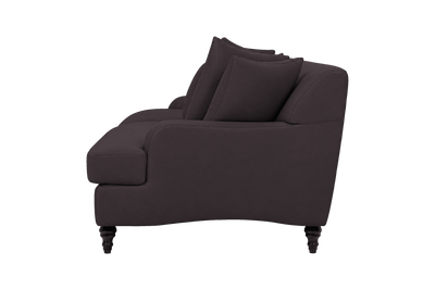 Senia Large Sofa in Dante Charcoal
