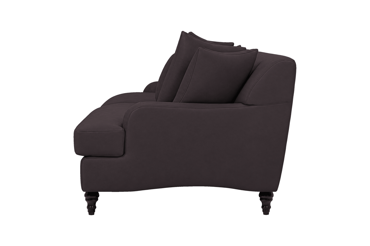 Senia Large Sofa in Dante Charcoal