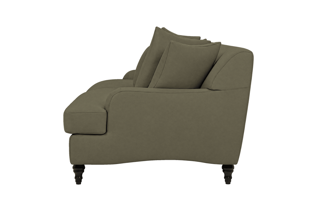 Senia Large Sofa in Felix Olive