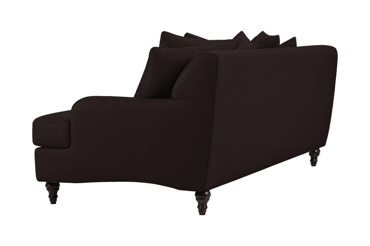 Senia Medium Sofa in Dante Ebony