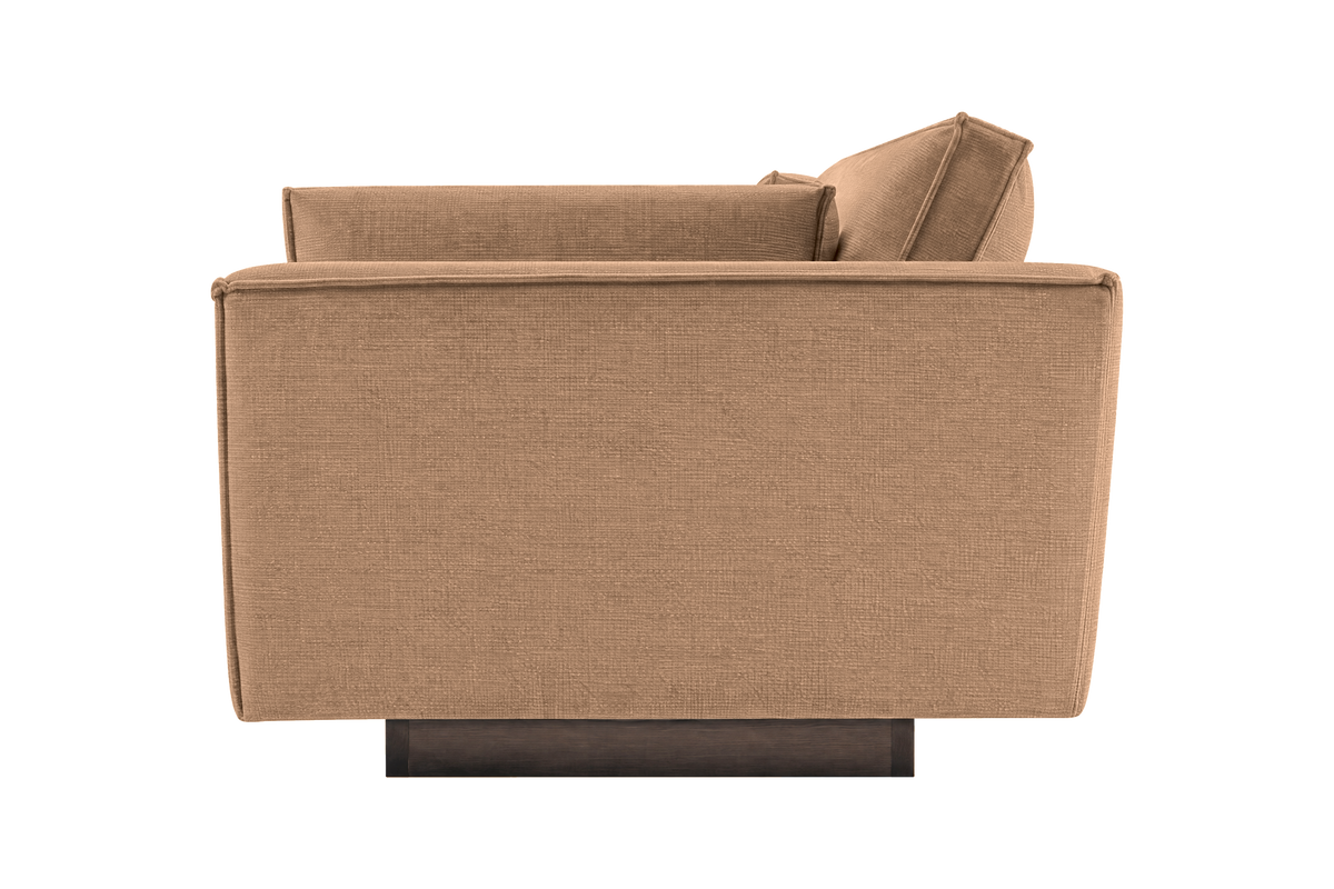 Stanley Large Sofa 2 Cushions in Roni Biscotti