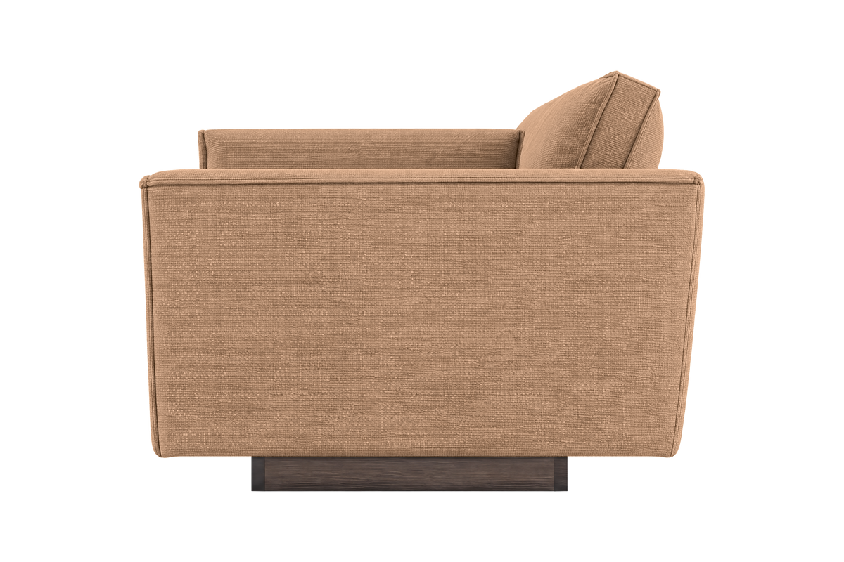 Stanley Large Sofa 3 Cushions in Roni Biscotti