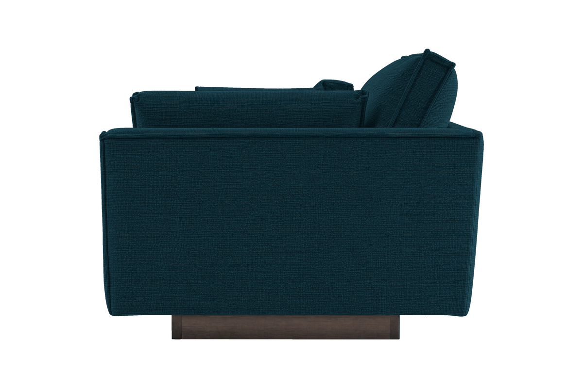 Stanley Small Sofa in Roni Deep Lake