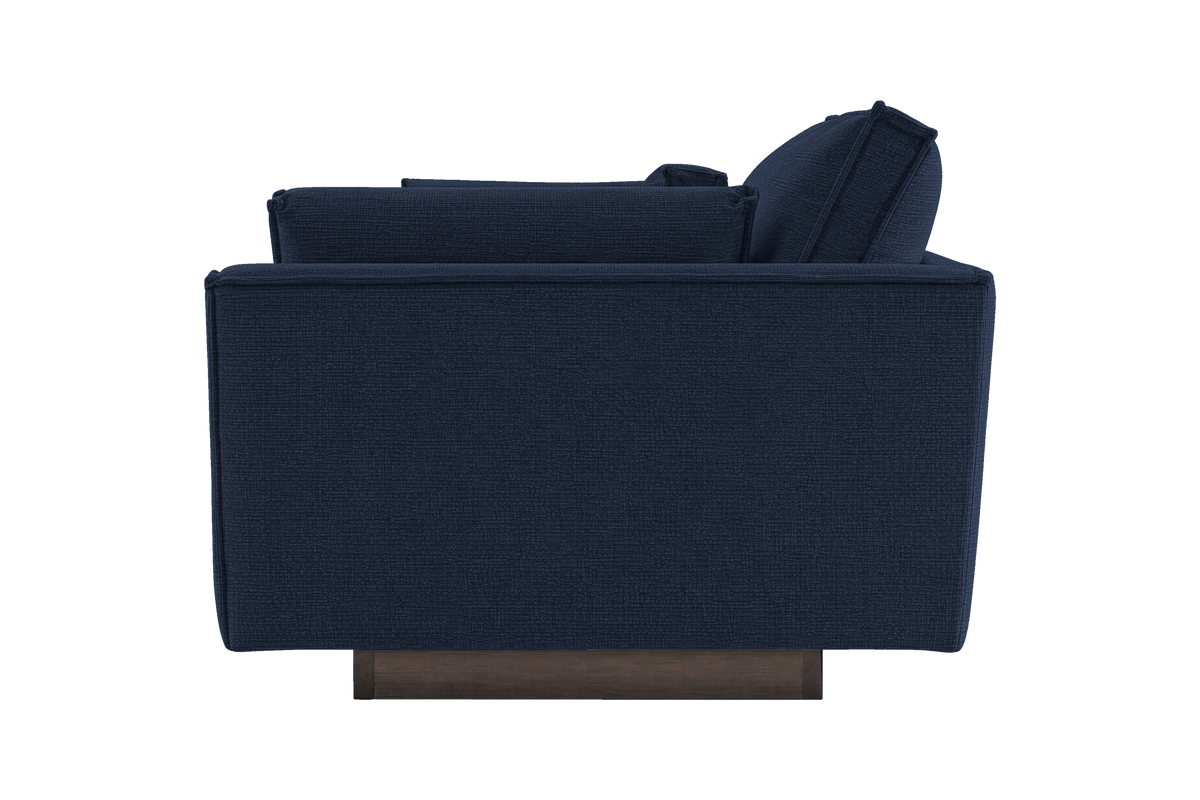 Stanley Small Sofa in Roni Ember Blue