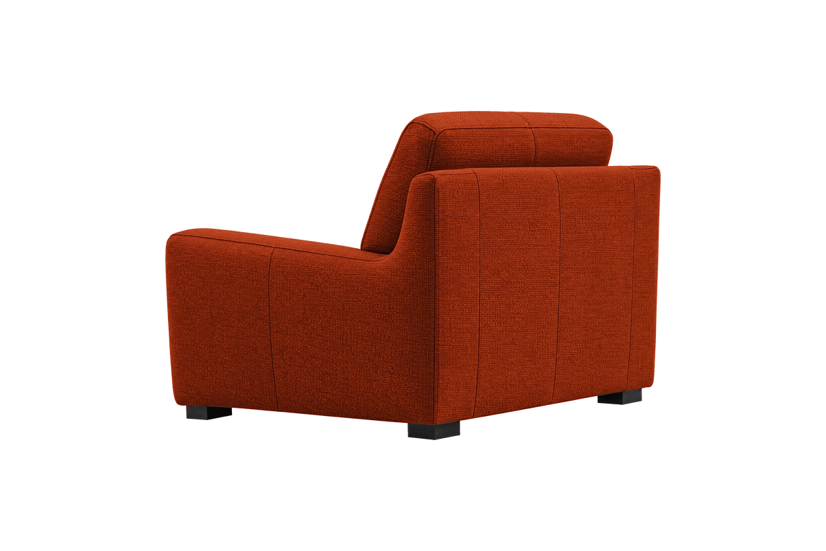 Theo Armchair in Roni Poppy