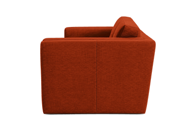 Valenti Large Sofa in Roni Poppy