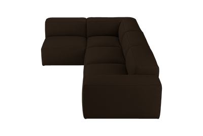 Elo Left Open Sectional in Marfa Charcoal