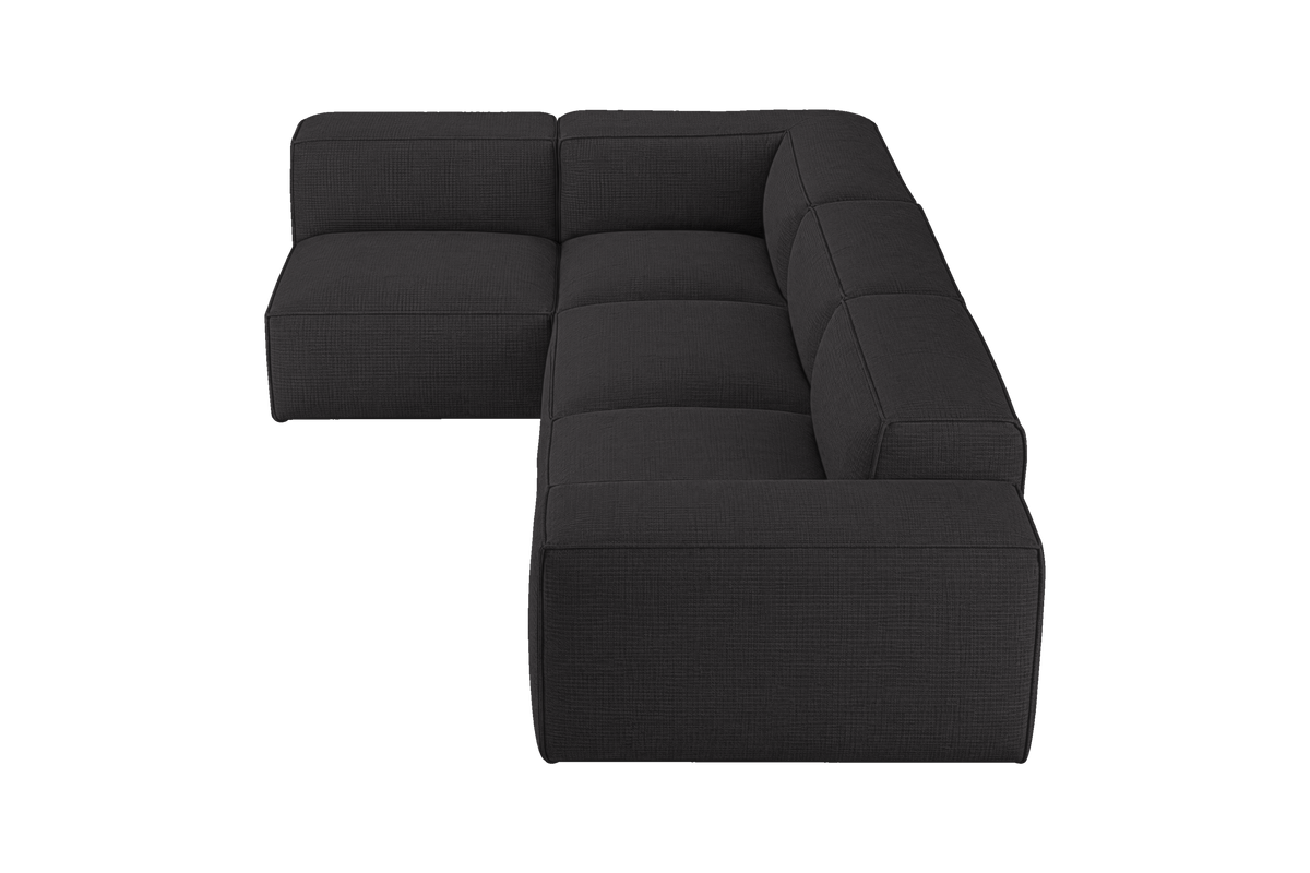 Elo Left Open Sectional in Roni Ember