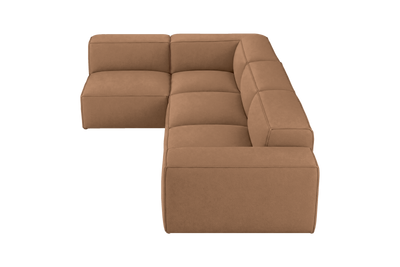 Elo Left Open Sectional in Fresco Hazel