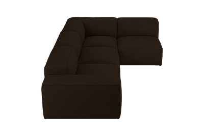 Elo Right Open Sectional in Marfa Charcoal
