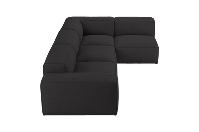 Elo Right Open Sectional in Roni Ember