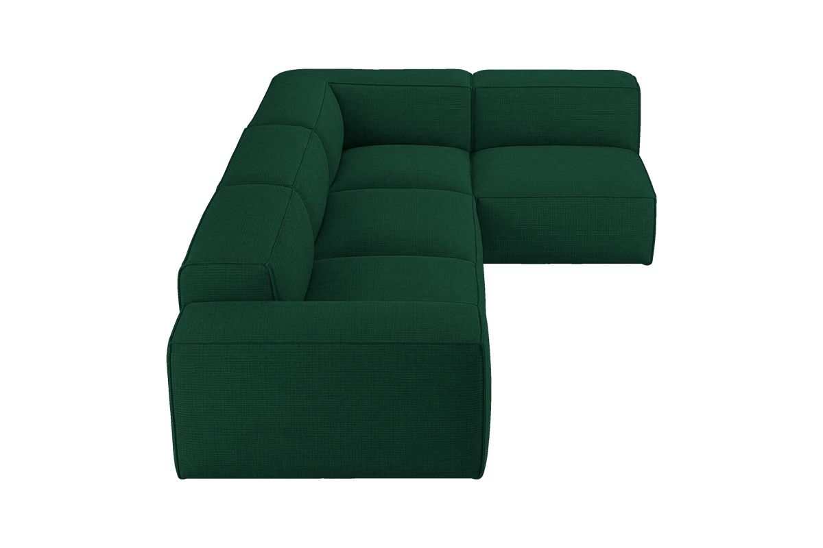 Elo Right Open Sectional in Roni Frog