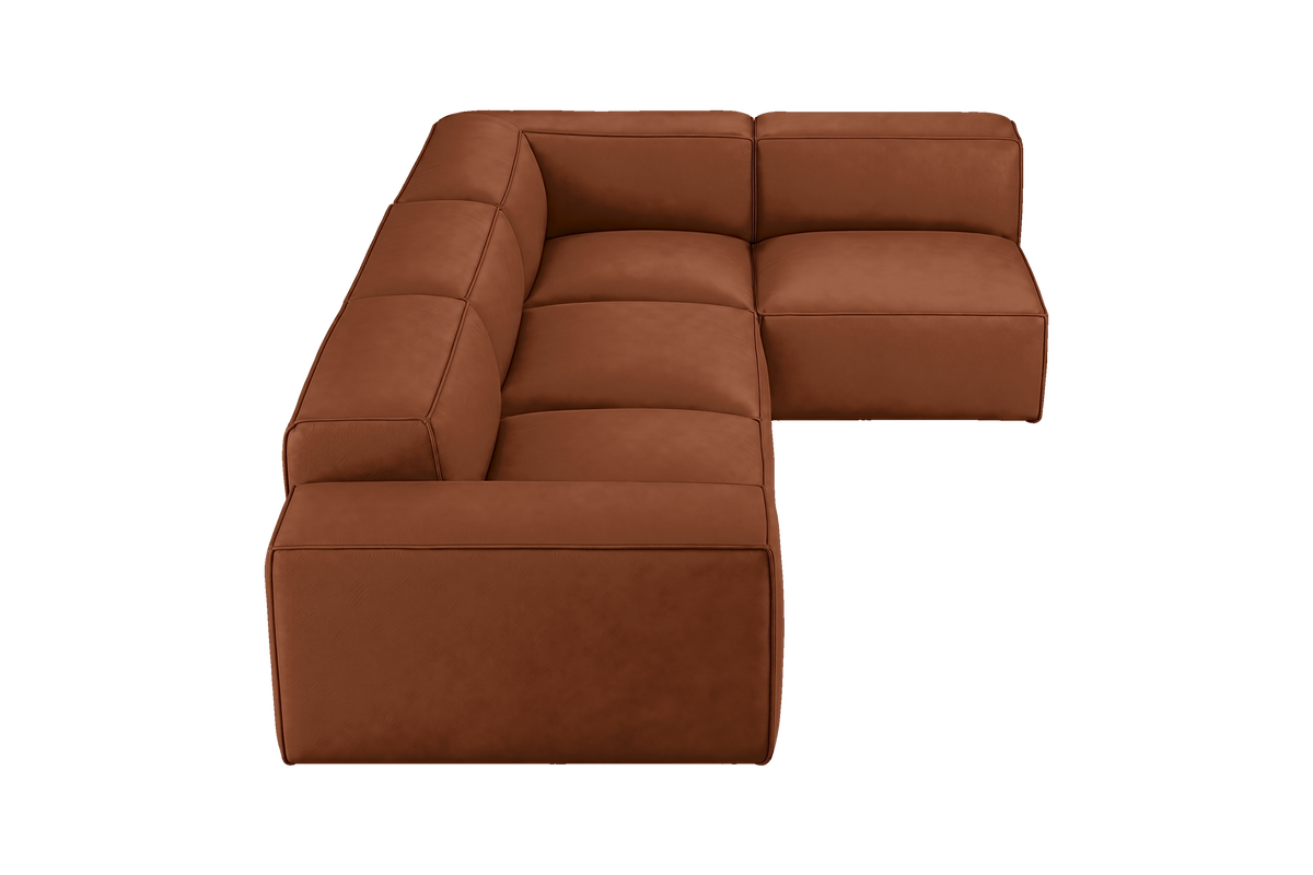 Elo Right Open Sectional in Dante Hazel