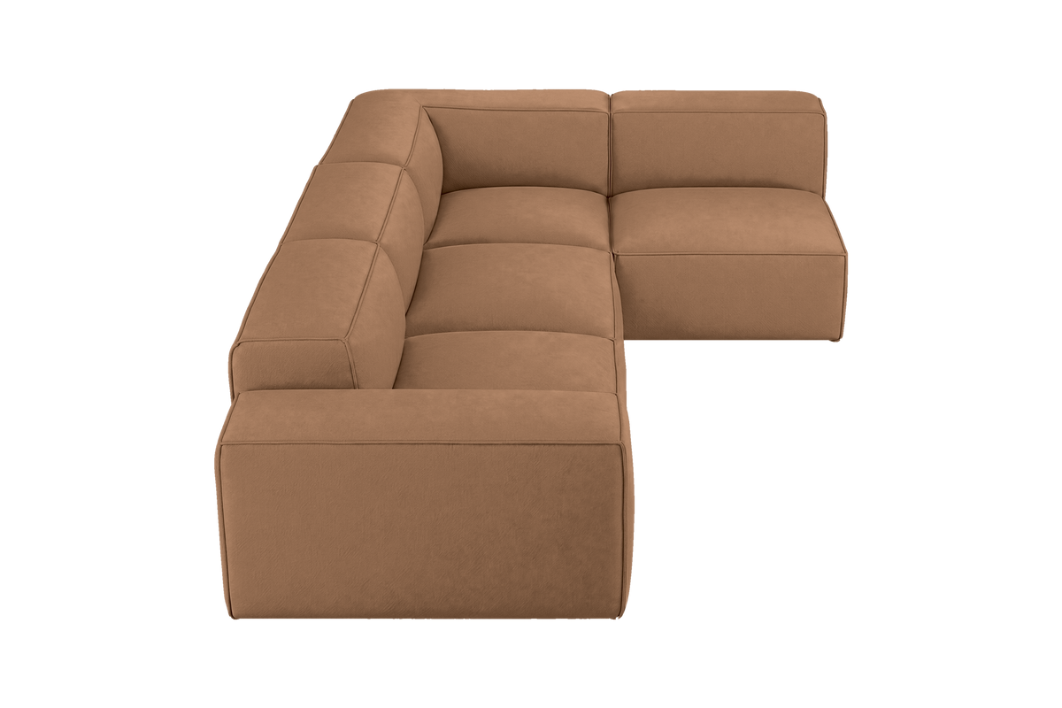 Elo Right Open Sectional in Fresco Hazel