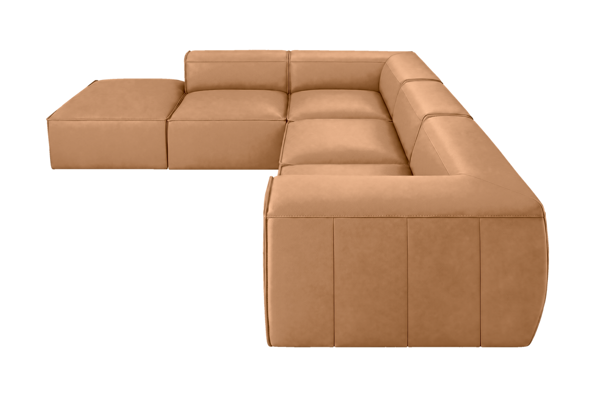 Fred Left Bumper Sectional in Dante Les Yeux