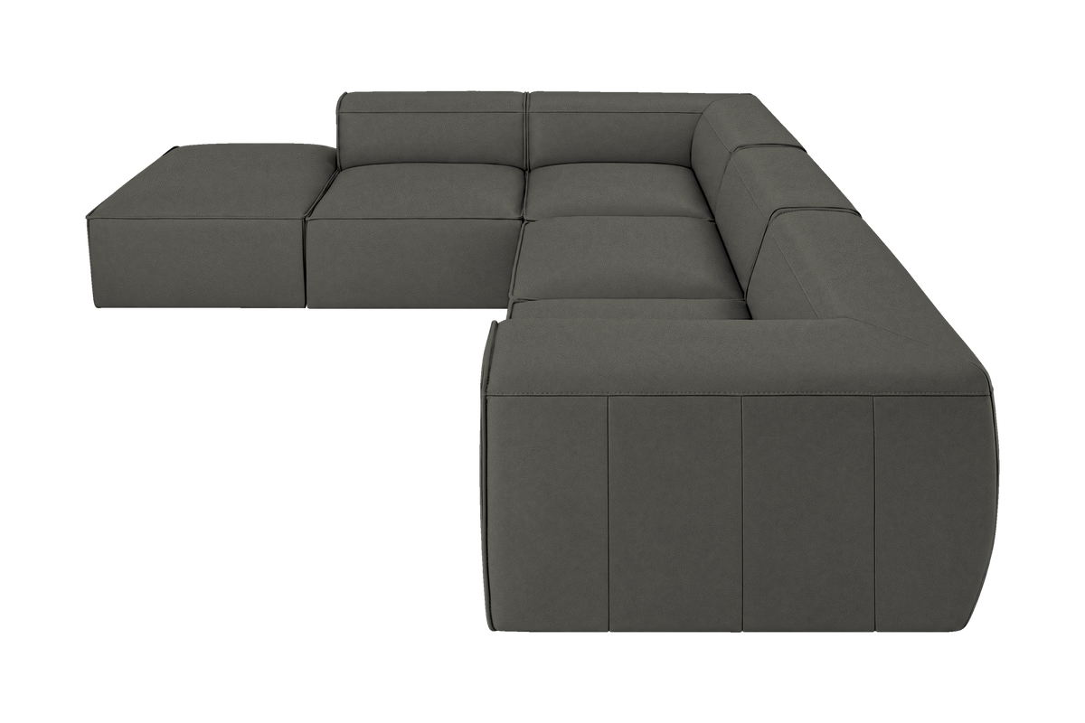 Fred Left Bumper Sectional in Felix Lola