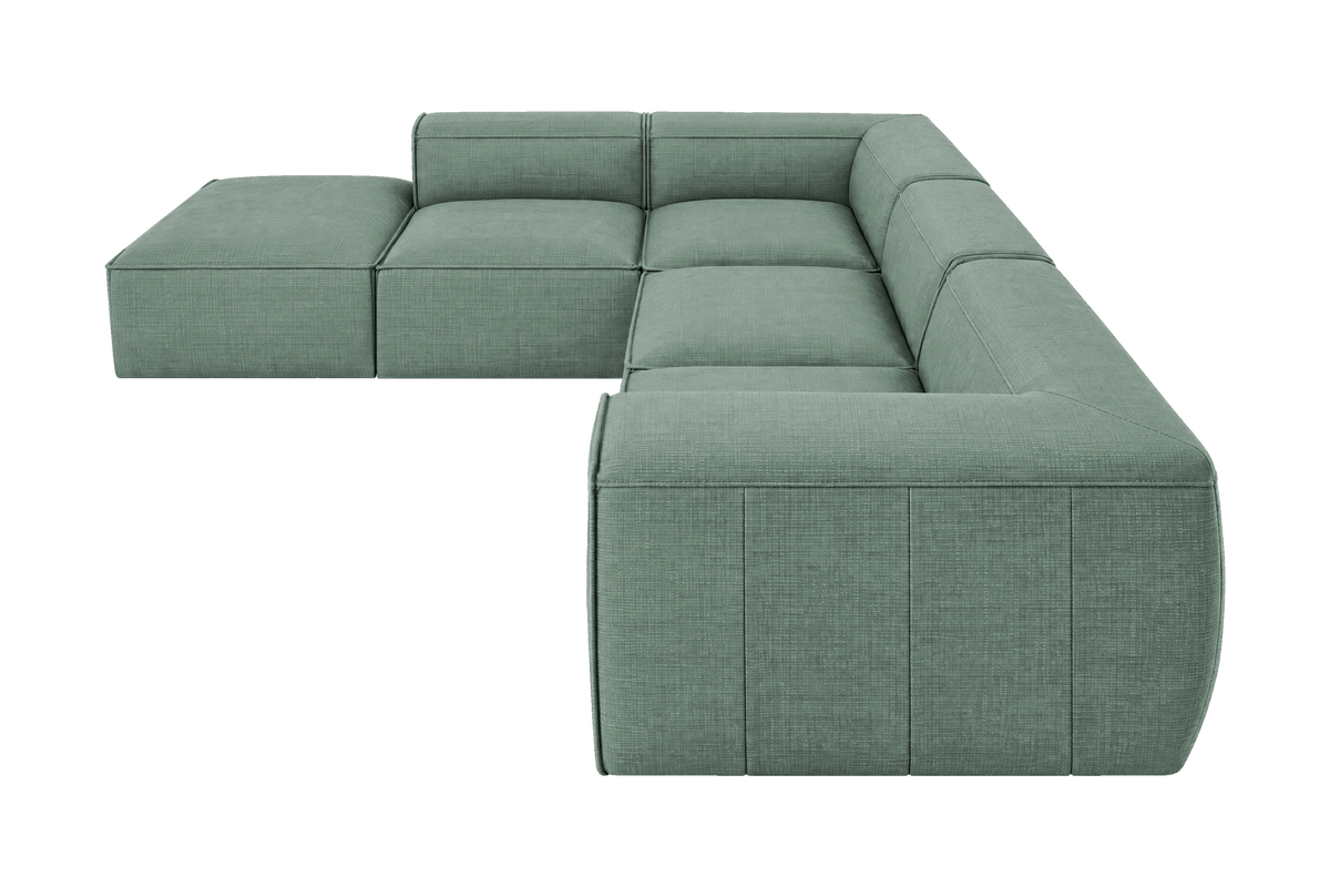 Fred Left Bumper Sectional in Roni Nane