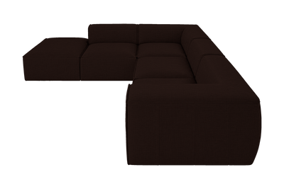 Fred Left Bumper Sectional in Mosquito Terra