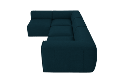 Fred Left Open Sectional in Roni Deep Lake