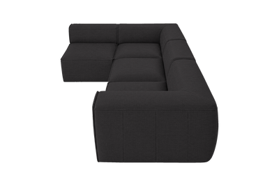 Fred Left Open Sectional in Roni Ember