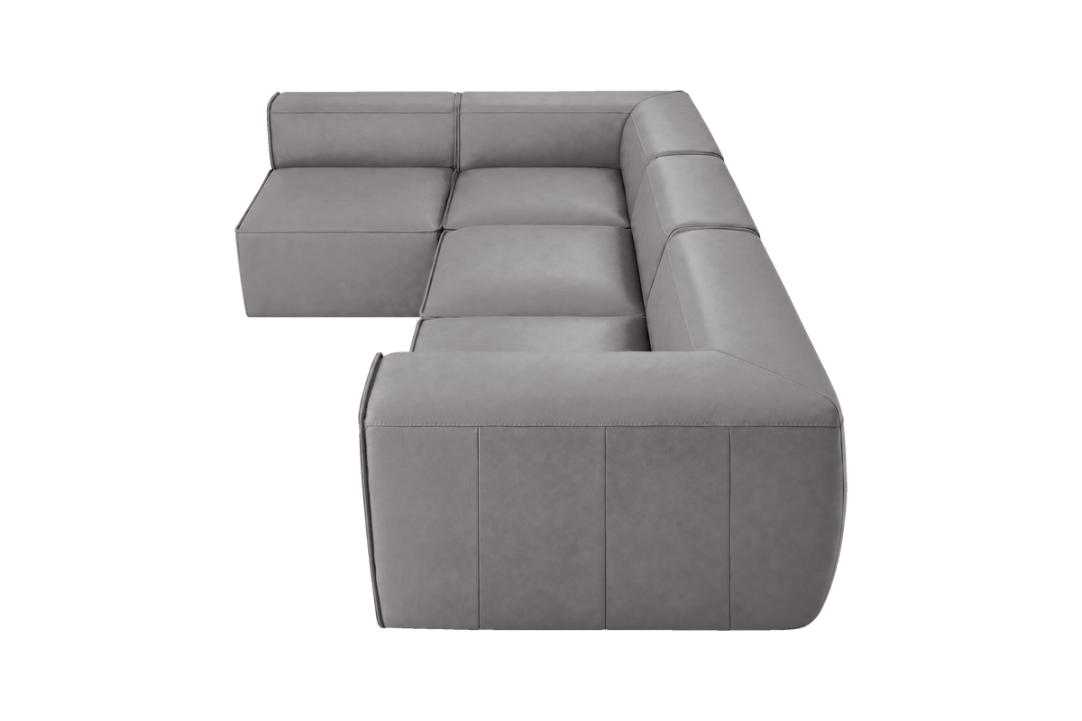 Fred Left Open Sectional in Marfa Meteor