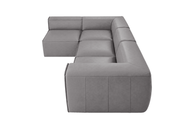 Fred Left Open Sectional in Marfa Meteor