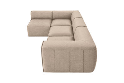 Fred Left Open Sectional in Roni Pine Nut