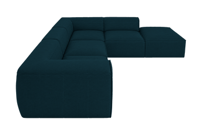 Fred Right Bumper Sectional in Roni Deep Lake