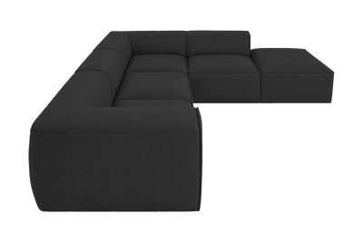 Fred Right Bumper Sectional in Roni Ember
