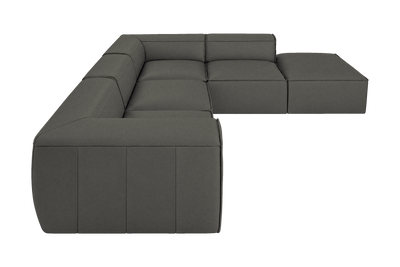 Fred Right Bumper Sectional in Felix Lola