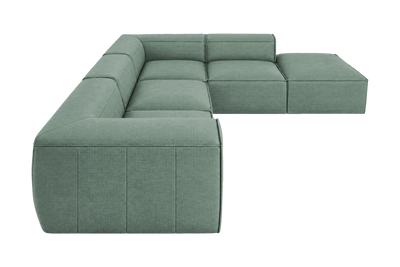 Fred Right Bumper Sectional in Roni Nane