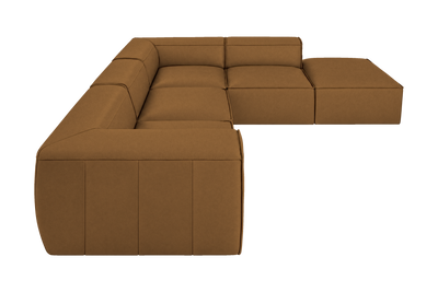 Fred Right Bumper Sectional in Felix Pisco