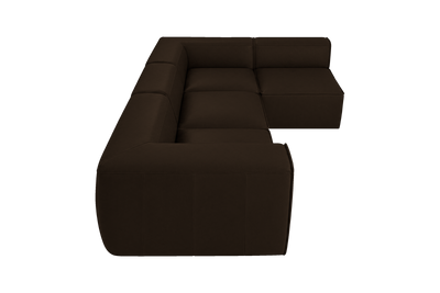 Fred Right Open Sectional in Marfa Charcoal