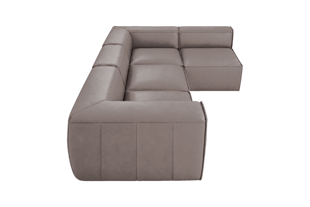 Fred Right Open Sectional in Dante Cos