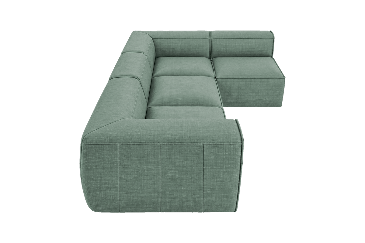 Fred Right Open Sectional in Roni Nane