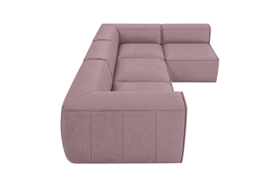 Fred Right Open Sectional in Fresco Saint-Tropez