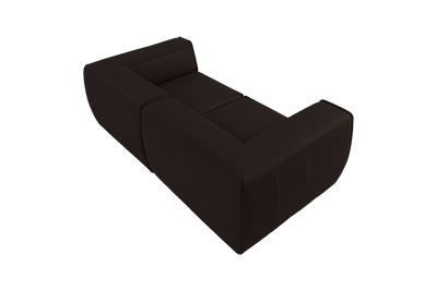 Fred Small Sofa in Dante Ebony