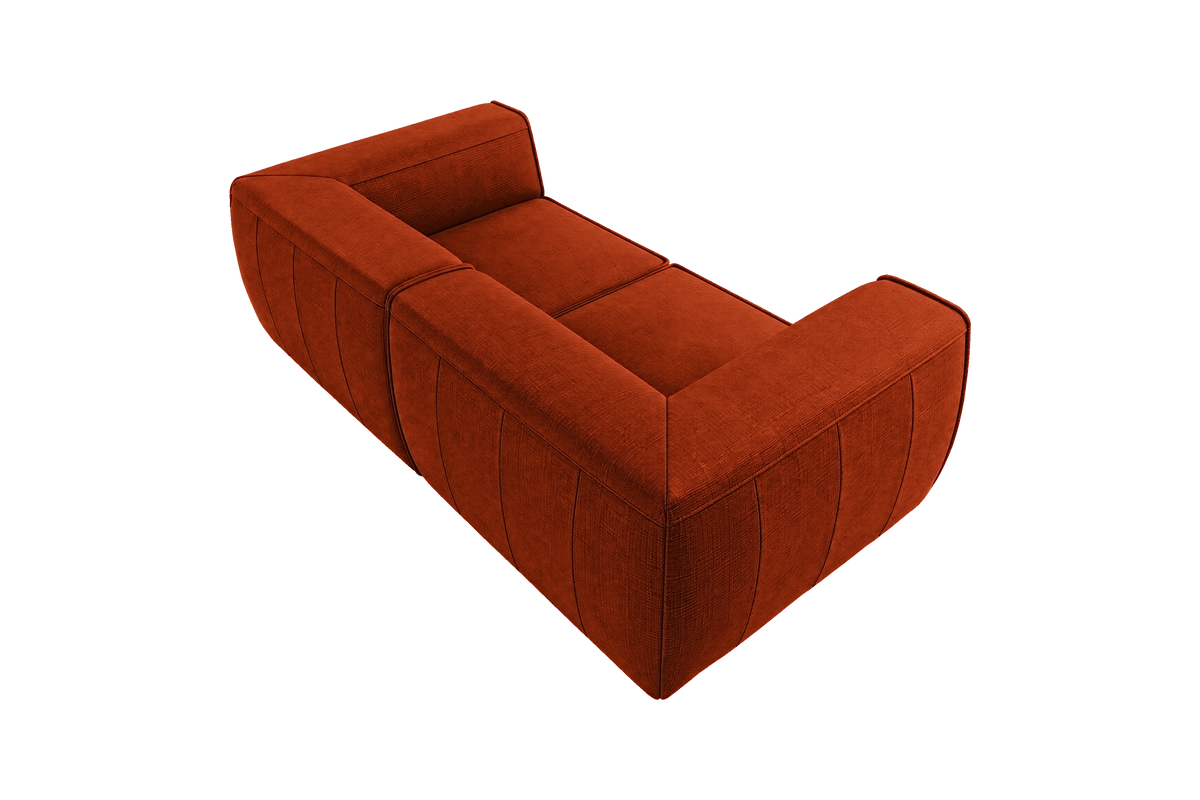 Fred Small Sofa in Roni Poppy