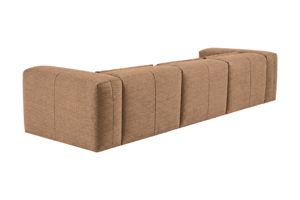 Jasmine Large Sofa in Roni Biscotti
