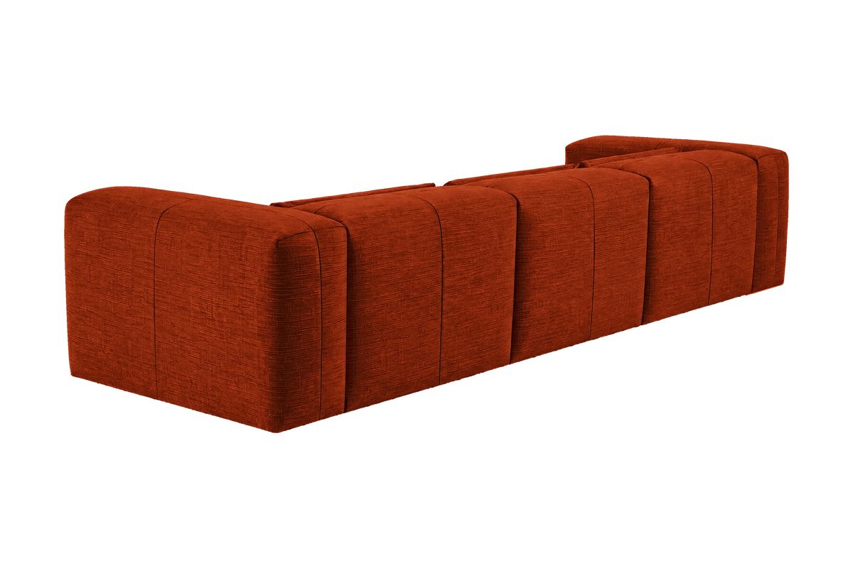 Jasmine Large Sofa in Roni Poppy