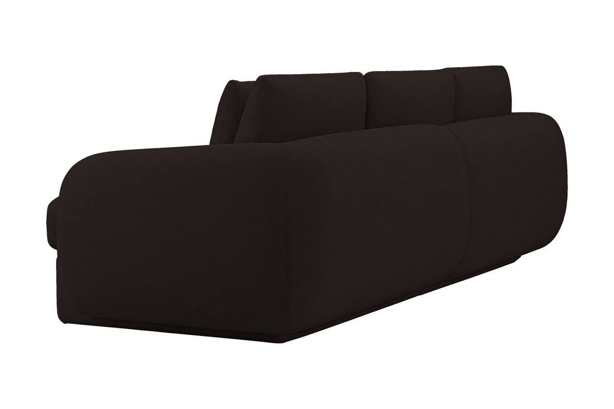 Milo Large Sofa in Dante Ebony