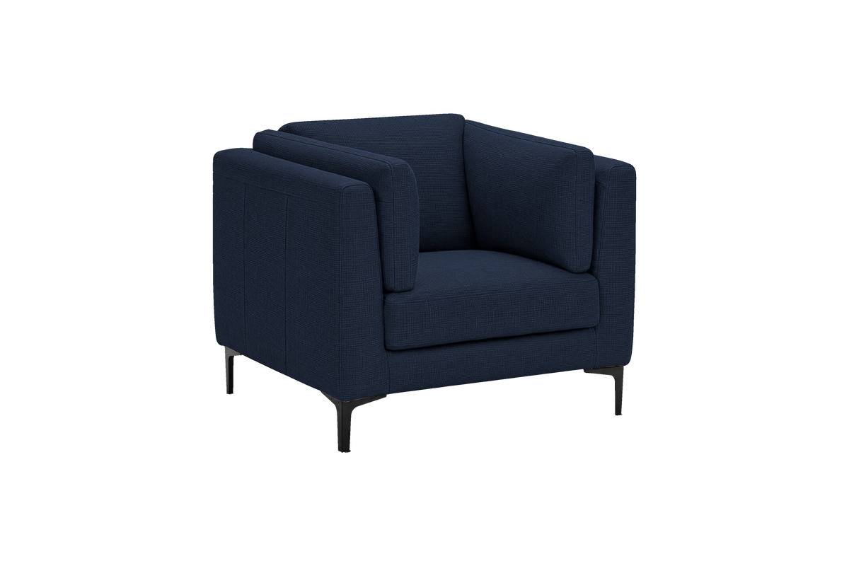 Oli Armchair in Roni Ember Blue