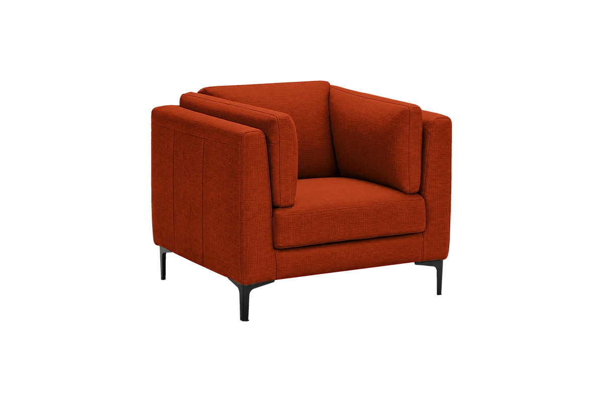 Oli Armchair in Roni Poppy
