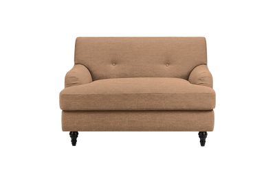 Senia Cuddle Chair in Roni Biscotti