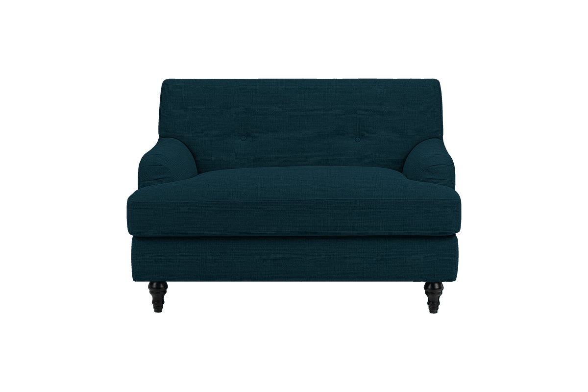 Senia Cuddle Chair in Roni Deep Lake