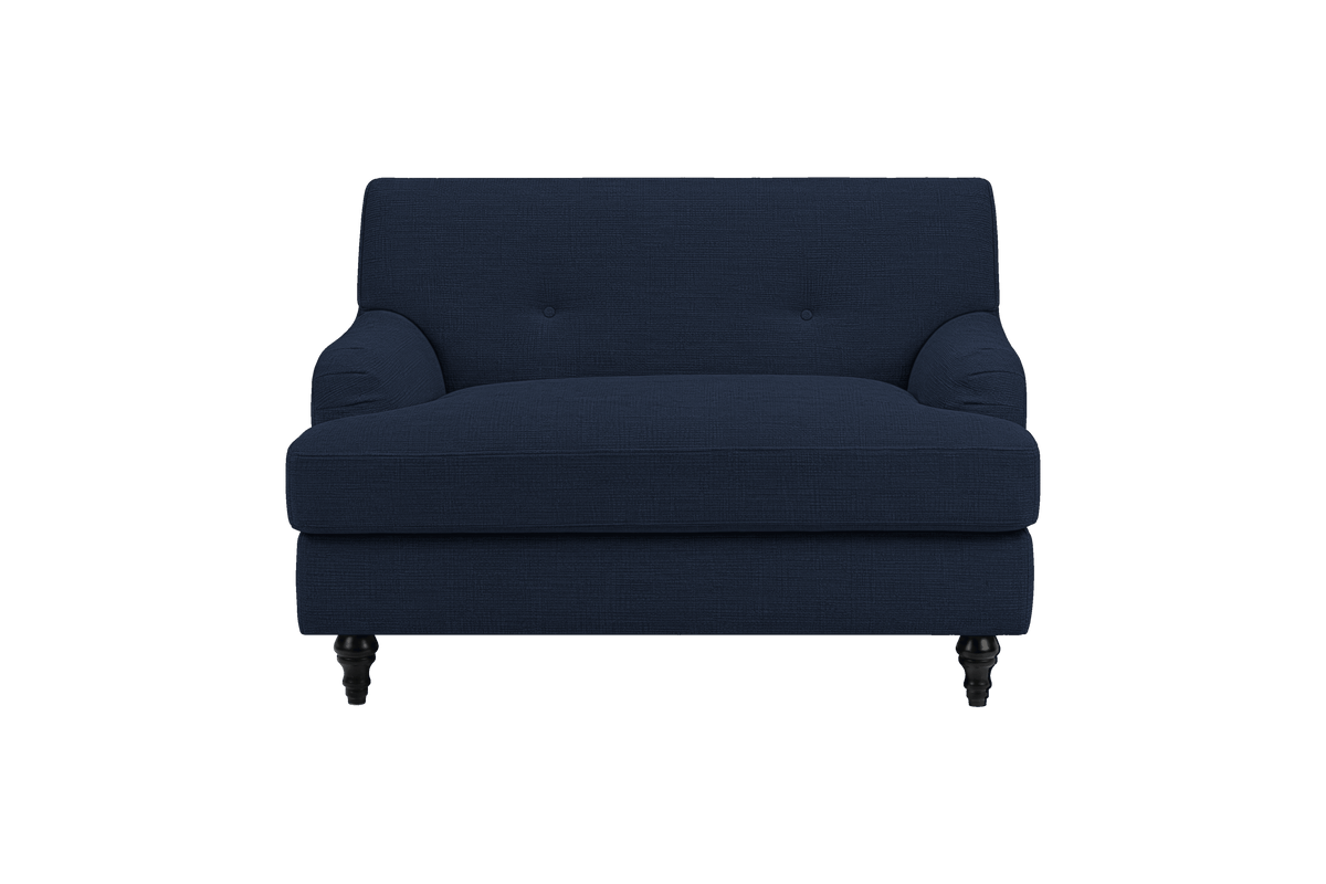 Senia Cuddle Chair in Roni Ember Blue
