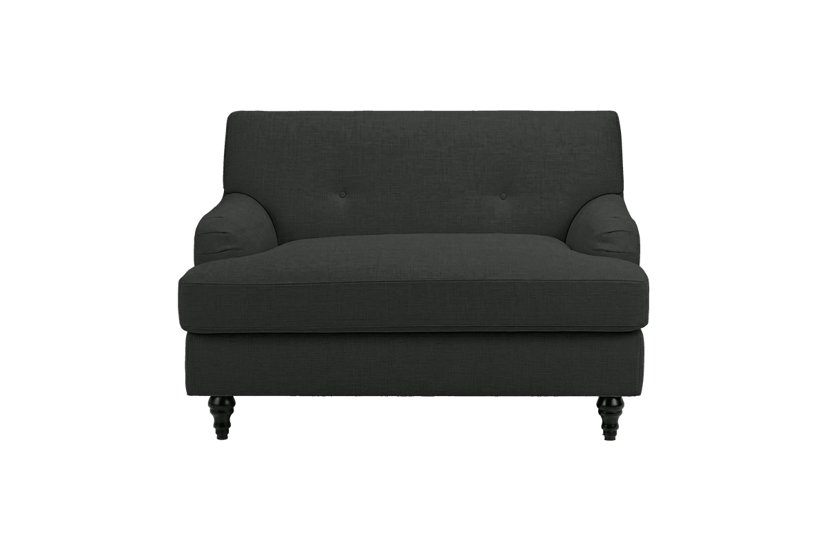 Senia Cuddle Chair in Mosquito Lola